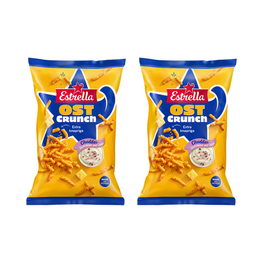 Estrella Ost Crunch Cheddar Sour Cream & Onion 200g