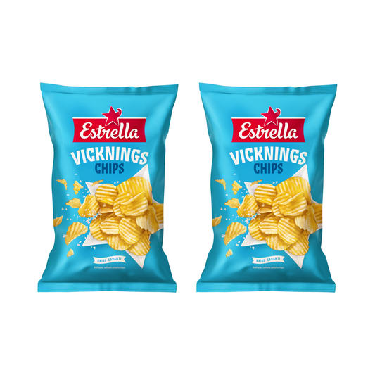 Estrella Vicknings chips 275g