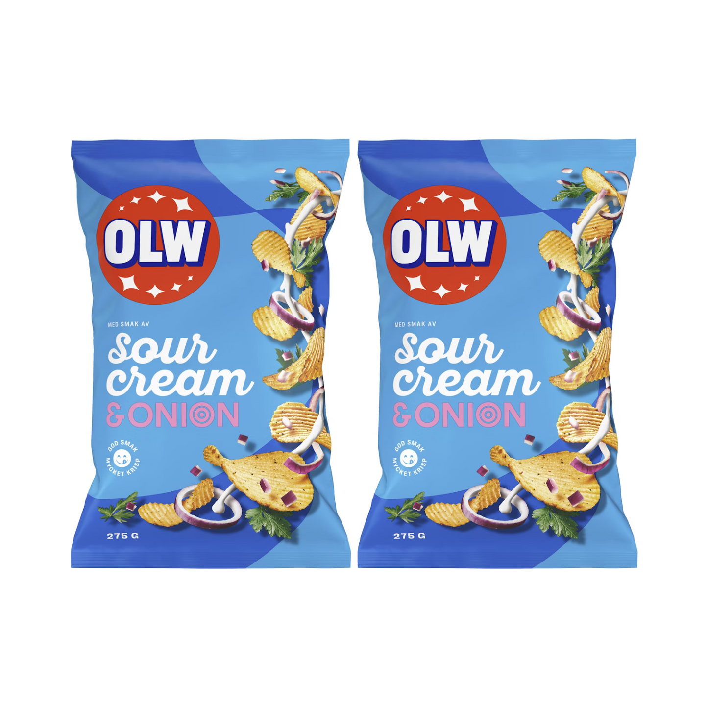 OLW Sourcream & Onion Chips 175 g