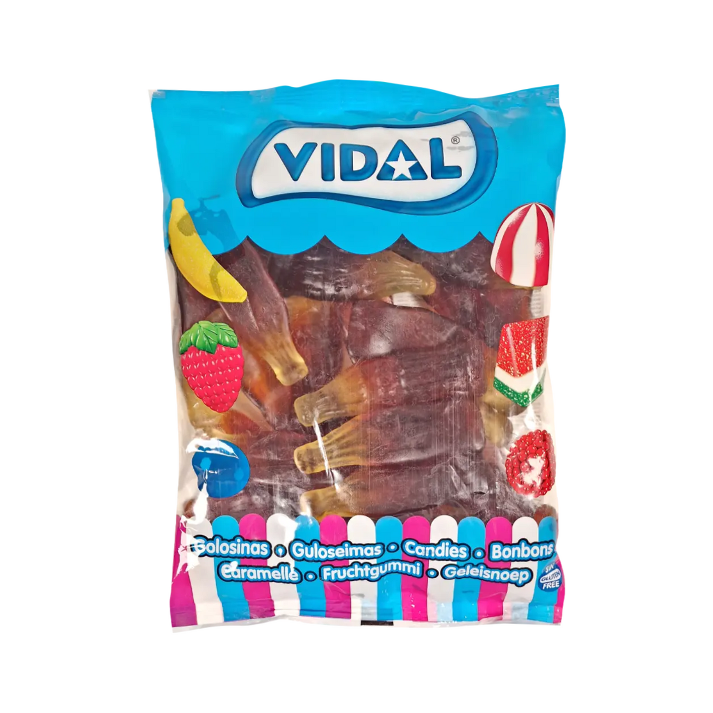 Vidal XL Colaflaskor