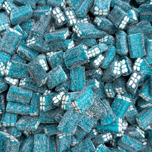 Sockrade Blåbär Tegelstenar