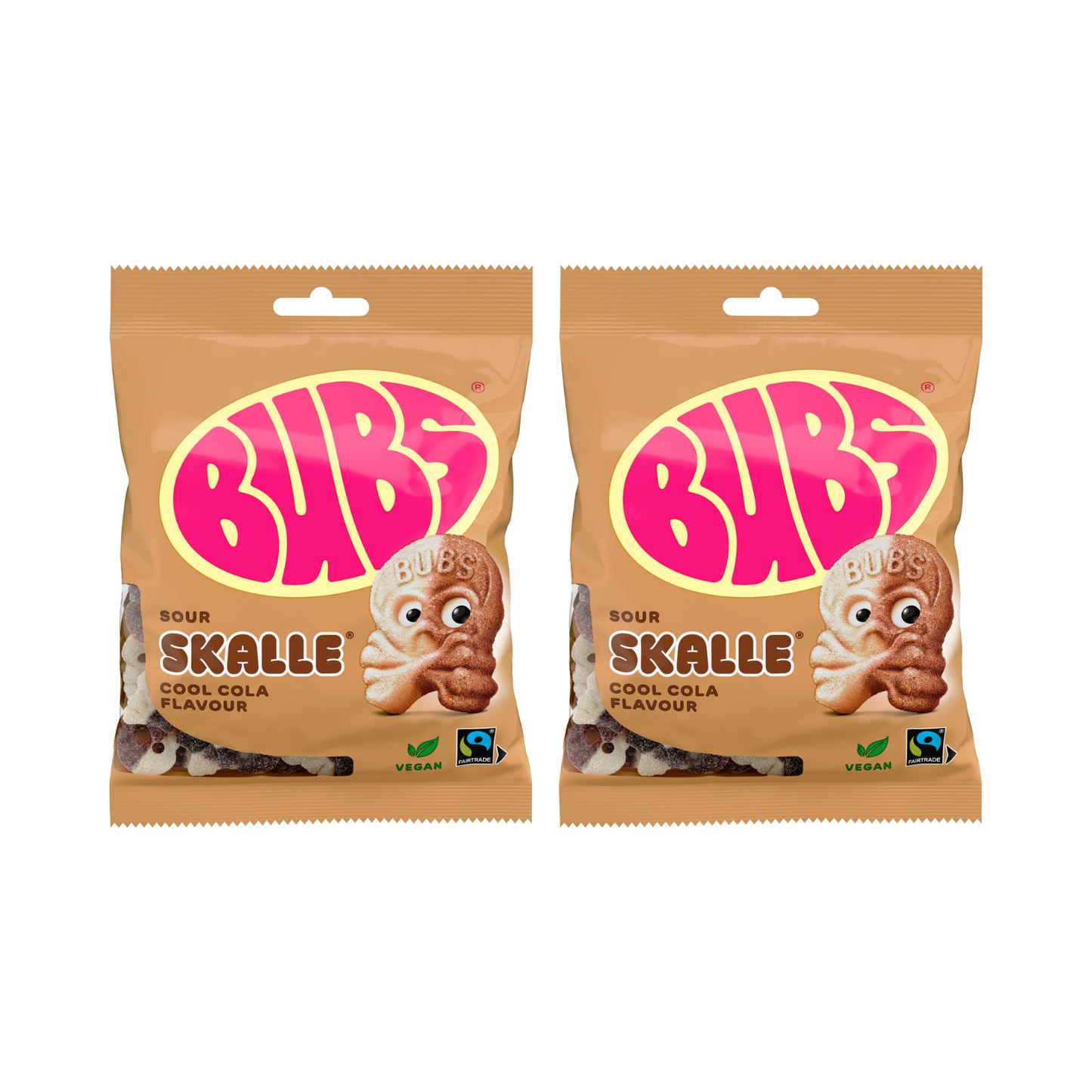 Bubs Cool Cola Skalle 90g