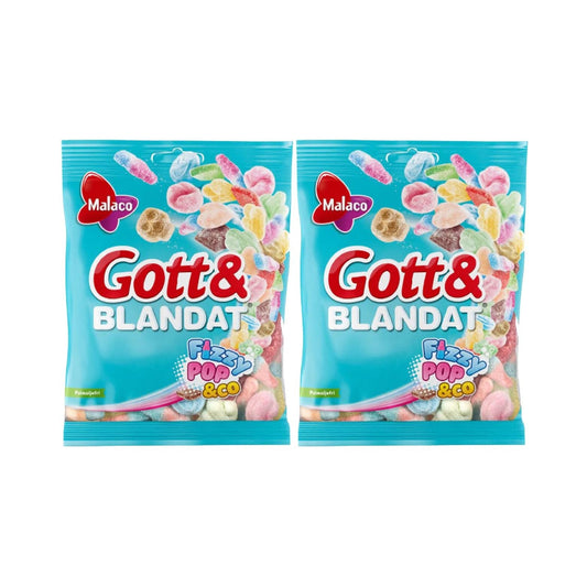 Malaco Gott & Blandat Fizzy Pop & Co 170g