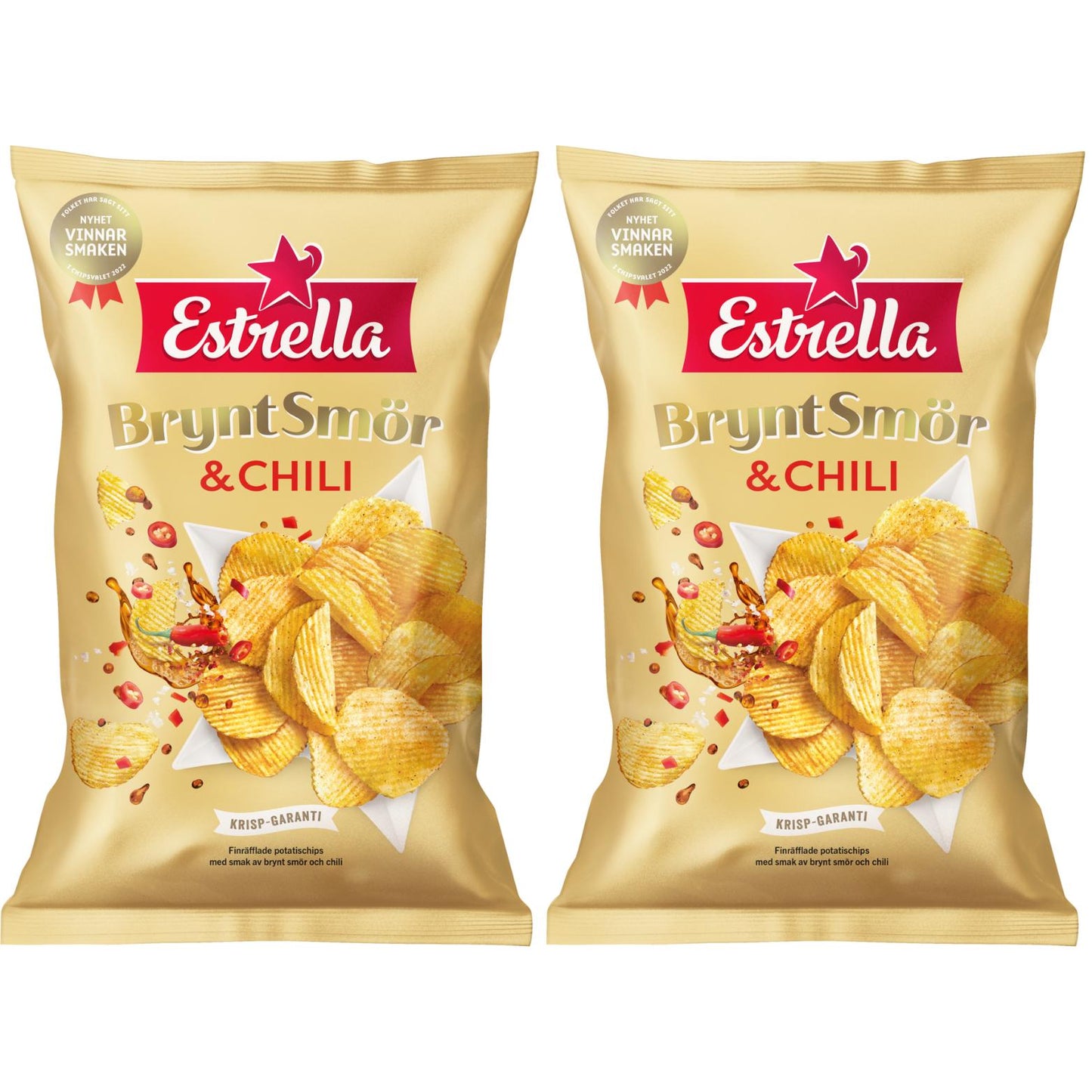 Estrella Brynt Smör & Chili 275g