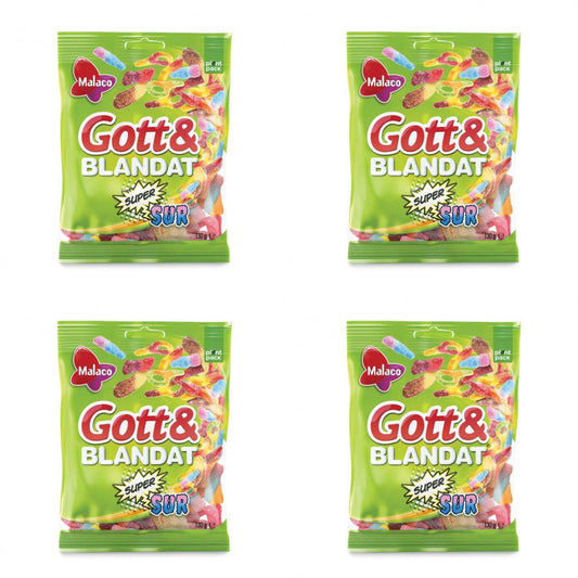 Malaco Gott & Blandat Super Sur 130 g