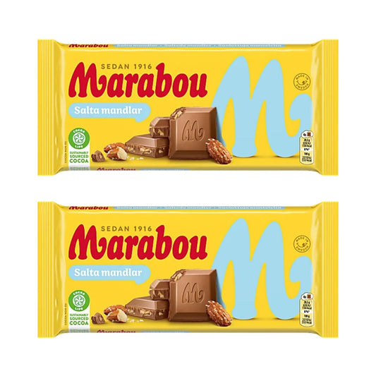 Marabou Salta Mandlar 160 g