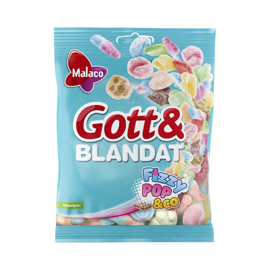 Malaco Gott & Blandat Fizzy Pop & Co 170g