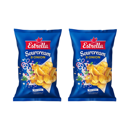 Estrella Sourcream & Onion 175g
