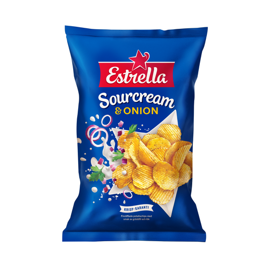 Estrella Sourcream & Onion 175g