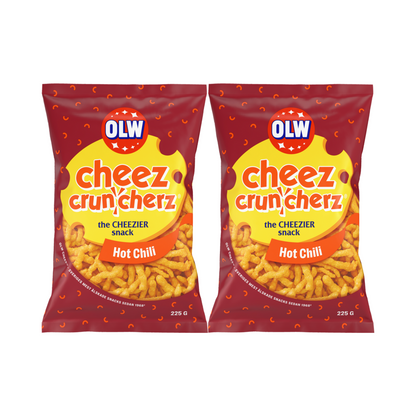 OLW Cheez Cruncherz Hot Chili 225 g
