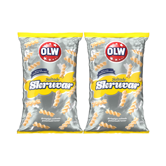 OLW Salted Skruvar 100g