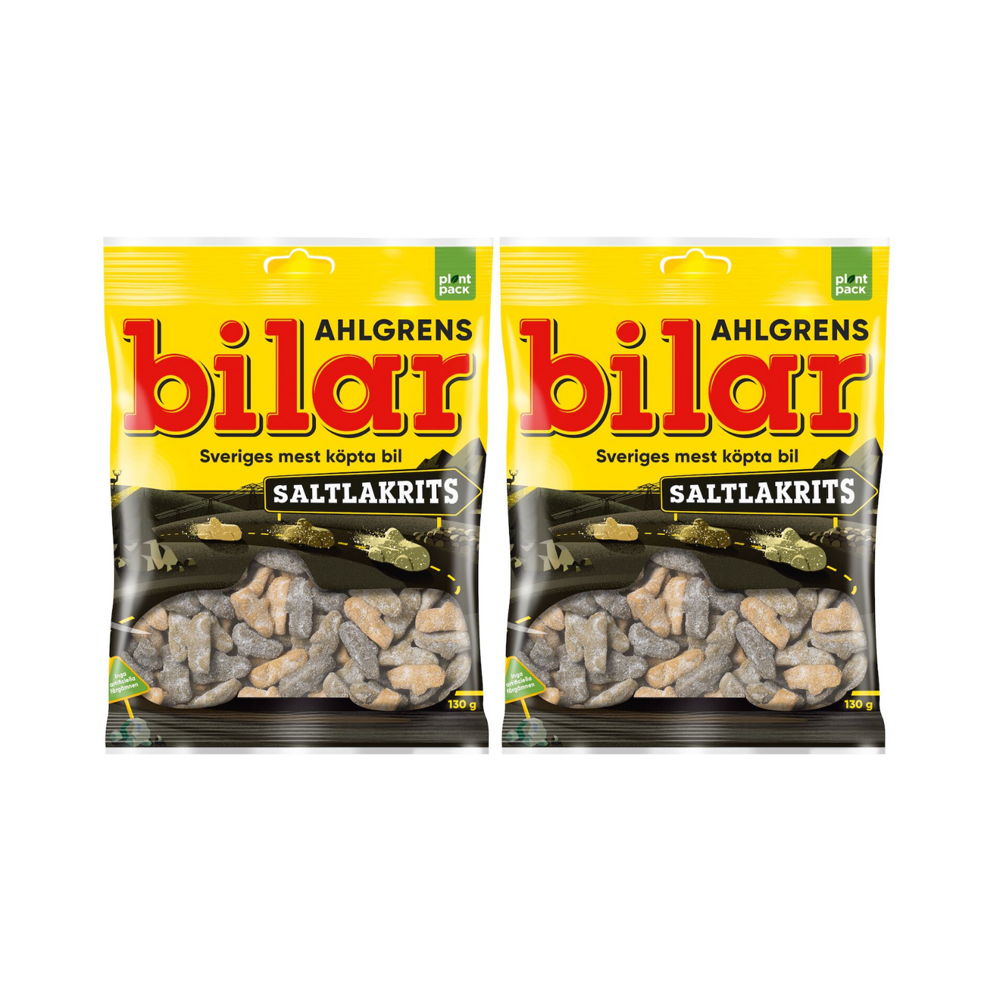 Ahlgrens Bilar Saltalakrits 130g