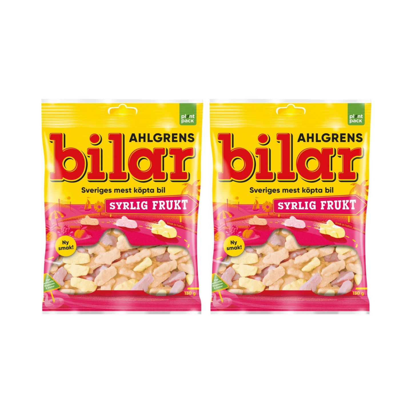 Ahlgrens Bilar Syrlig Frukt 130g
