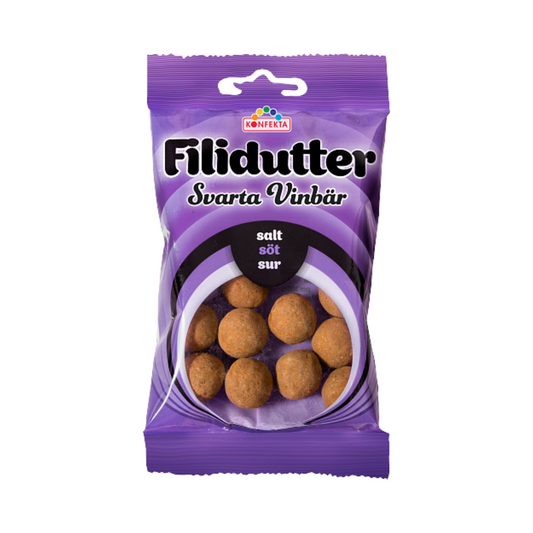 Filidutter Svarta Vinbär 65g