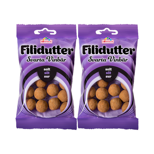 Filidutter Svarta Vinbär 65g