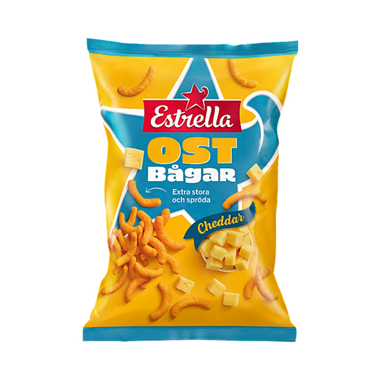 Estrella Ostbågar Cheddar 210 g
