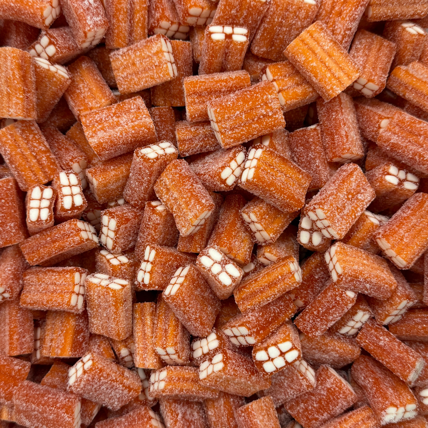 Sockrade Jordgubb Tegelstenar