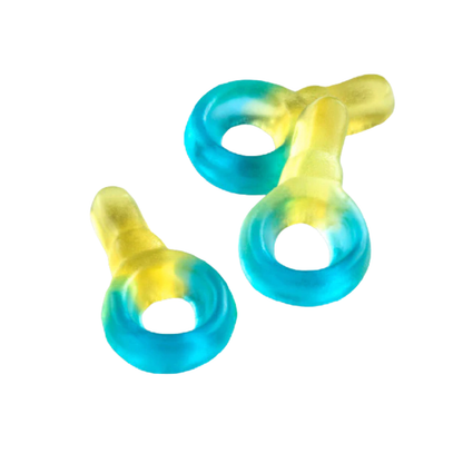 Haribo Nappar Blå Hallon & Citron