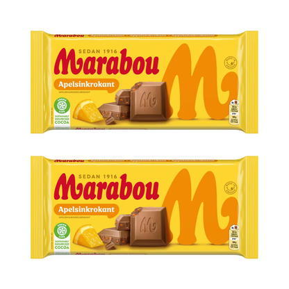 Marabou Apelsinkrokant 160g
