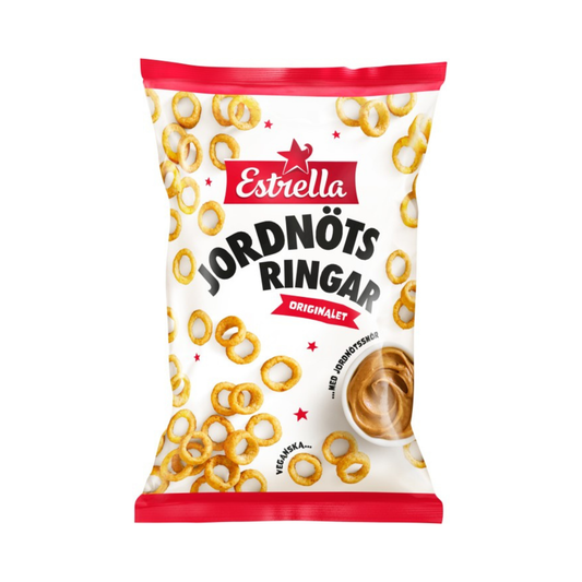 Estrella Jordnötsringar 250g