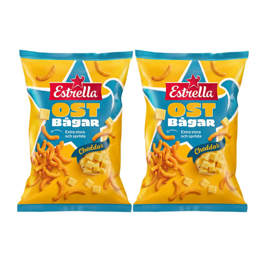 Estrella Ostbågar Cheddar 210 g