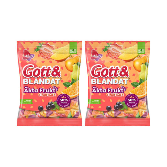 Malaco Gott & Blandat Äkta Frukt 220g