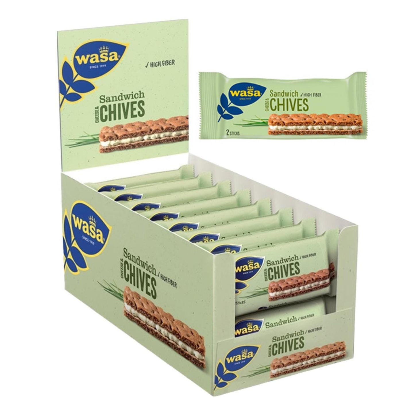 Wasa 24-Pack Cheese and Chives 885g