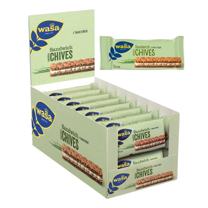 Wasa 24-Pack Cheese and Chives 885g
