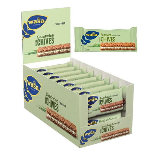 Wasa 24-Pack Cheese and Chives 885g