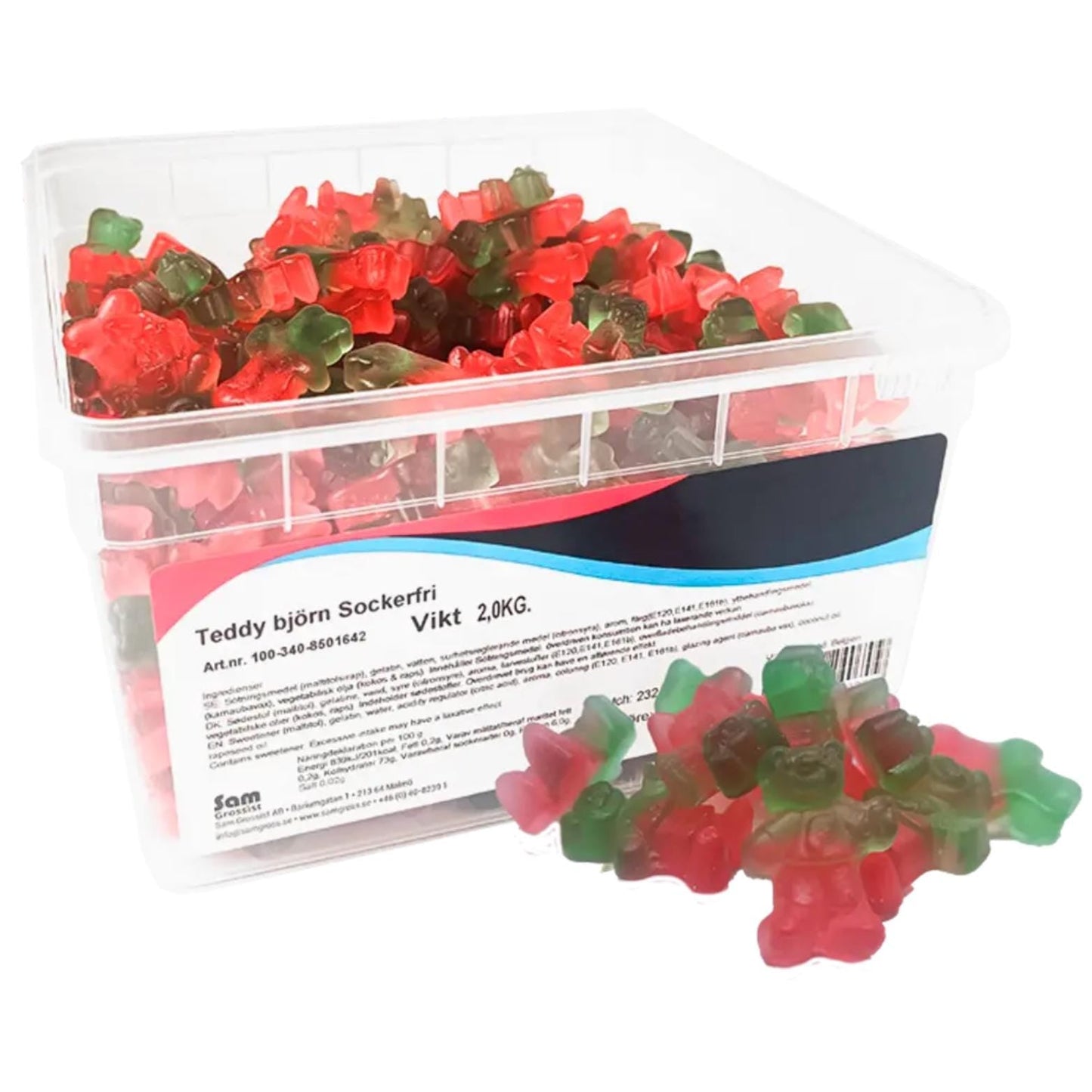 Sockerfria Teddy Björnar