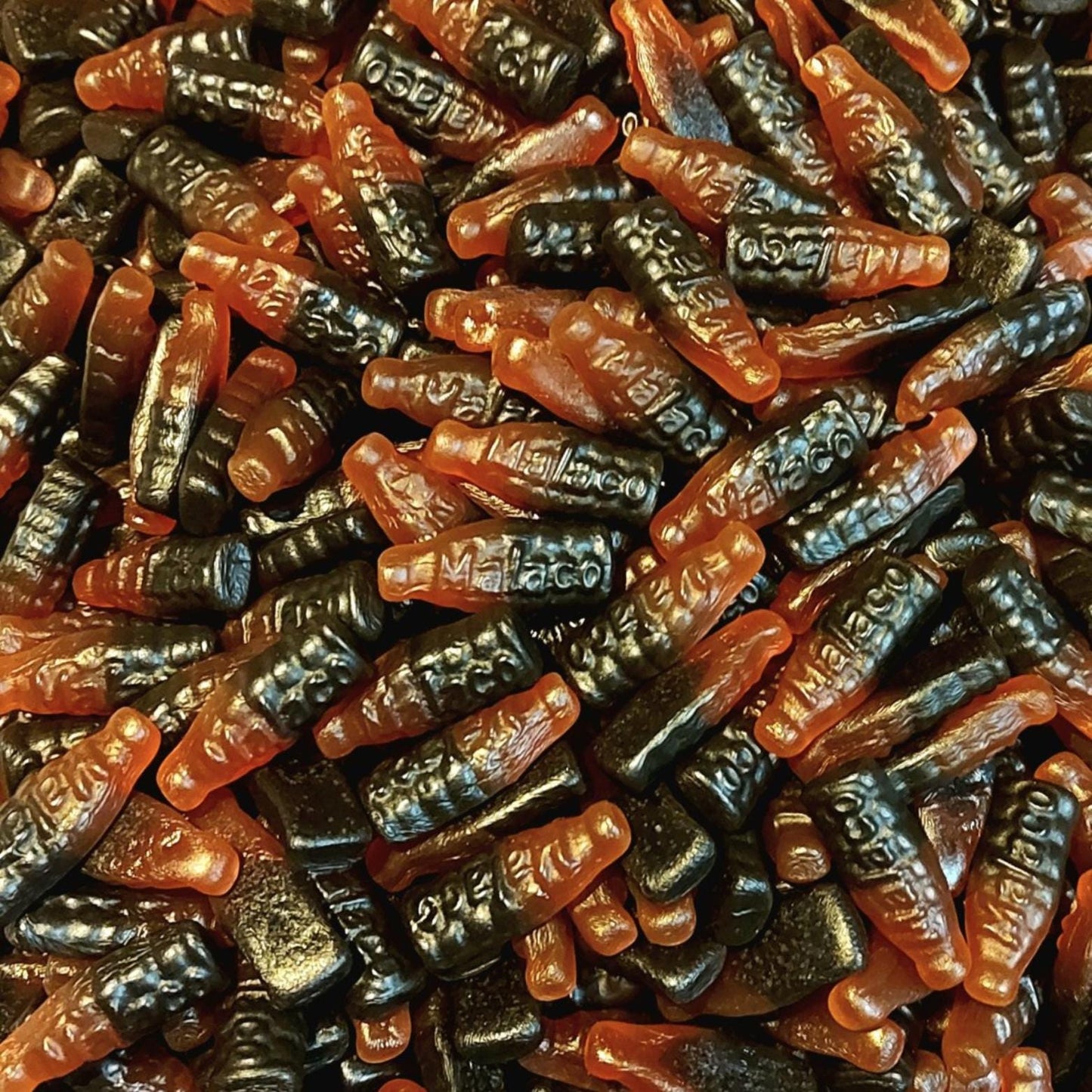 Malaco Cola-Lakritsflaska