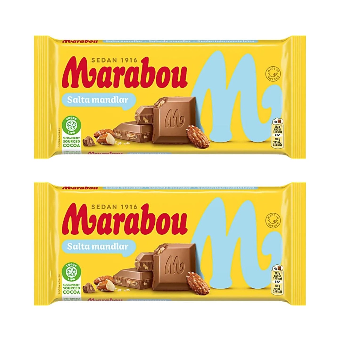 Marabou Salta Mandlar 160 g